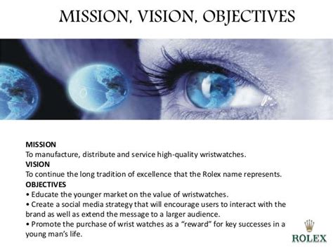 rolex mission statement